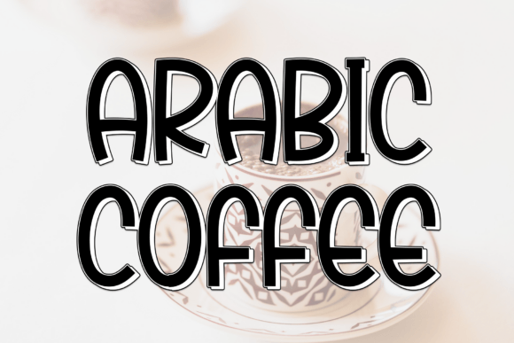 Arabic Coffee: A Relaxed Display Typeface for Modern Web Design