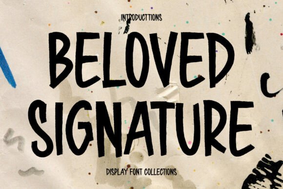 Beloved Signature: A Modern Typeface for Warm Brand Identities