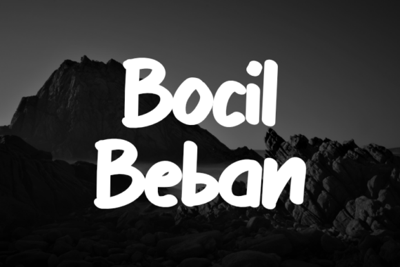 Bocil Beban: The Display Font That Elevates Your Campaign Visuals