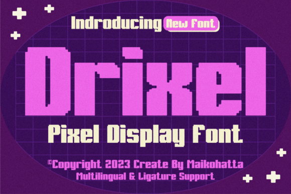 Drixel: The Futuristic Display Font That Elevates Campaign Headlines