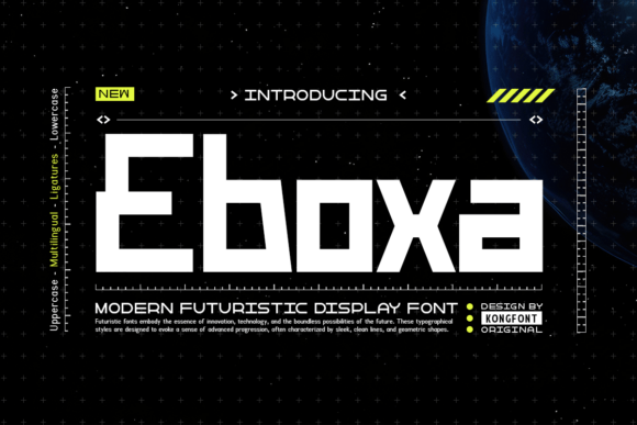 Eboxa: The Futuristic Typeface for High-Impact Campaigns