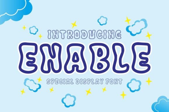 Enable: The Display Font That Brings Youthful Energy to Web Design