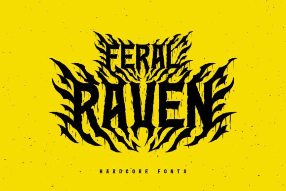 Feral Raven: The Bold Typeface for Memorable Small Business Branding