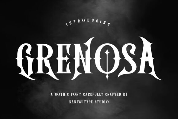 Grenosa: The Gothic Display Font for Dark and Sophisticated Web Design