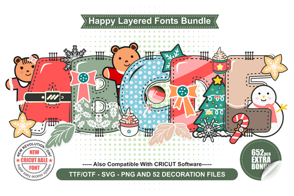 Happy Cristmas Bundle: A Playful Typeface for Festive Editorial Design