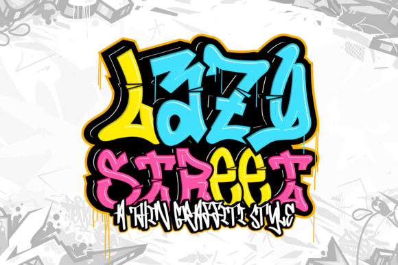 Lazy Street: A Modern Display Font for Editorial Design