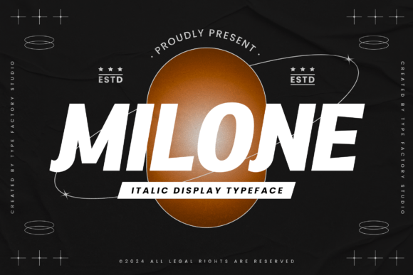 Milone: The Chic Italic Display Font That Elevates Small Business Branding