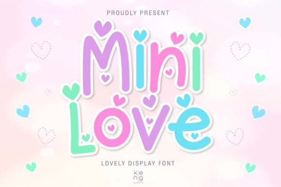Mini Love: A Romantic Display Typeface for Digital Branding