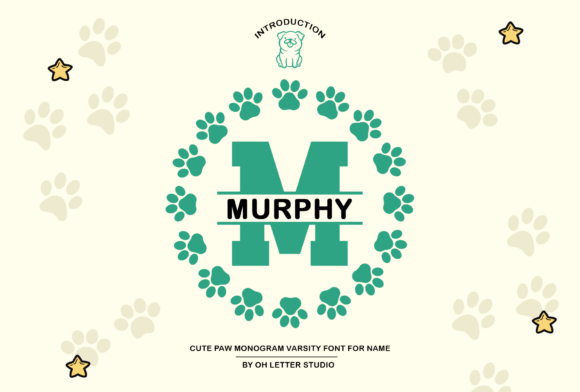 Paw Monogram: The Bold Typeface for Scroll-Stopping Brand Content