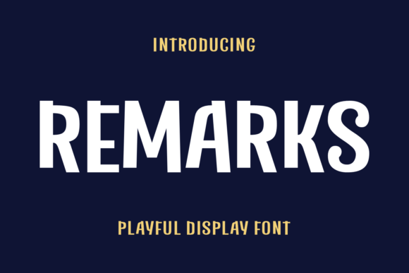 Remarks: The Playful Typeface That Brings Handmade Goods to Life