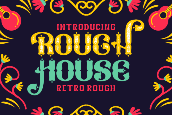 Rough House: The Retro Display Font for Bold Editorial Design