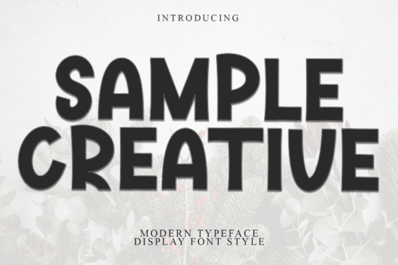 Sample Creative: The Bold Typeface for Scroll-Stopping Campaigns