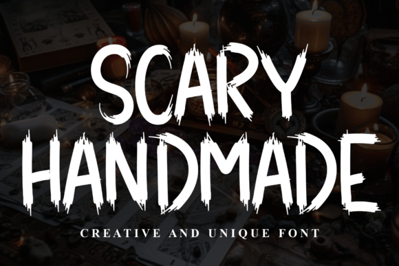 Scary Handmade: A Playful Display Font for Modern Web Design