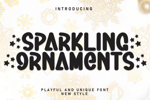 Sparkling Ornaments: The Creative Font for Scroll-Stopping Campaigns