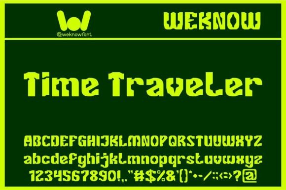Time Traveler: The Perfect Display Font for Creative Crafters