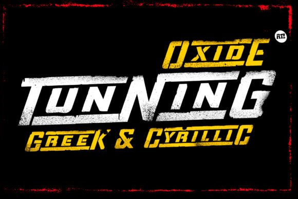 Tunning Oxide: A Versatile Display Font for Modern Branding Projects