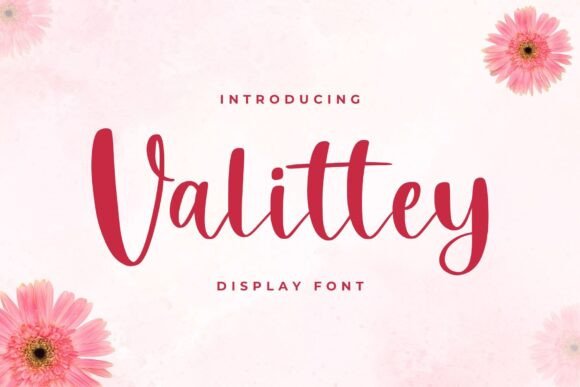 Valittey: The Perfect Display Font for Handmade Branding