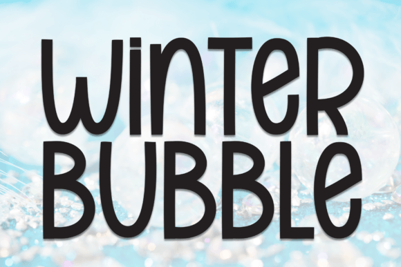 Winter Bubble: The Handwritten Display Font for Scroll-Stopping Campaigns