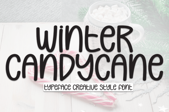 Winter Candycane: The Perfect Handwritten Font for Seasonal Editorial Design