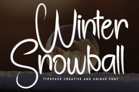 Winter Snowball: The Perfect Display Font for Seasonal Branding