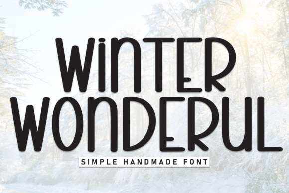 Winter Wondeful: A Whimsical Display Typeface for Seasonal Campaigns