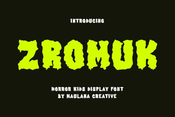 Zromuk: The Playful Typeface That Boosts Kids Campaign Visuals